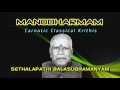 Nandavanathil Orandi  - Manodharmam -  Sethalapathi Balasubramanyam Mp3 Song