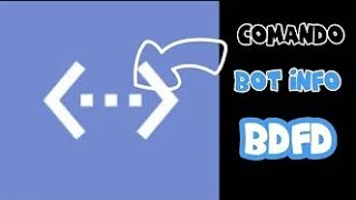 COMO HACER un COMANDO de BOT INFO en BDFD!! | SDemon! BDFD