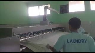 Mesin Laundry Hotel, Flatwork Ironer 3 meter