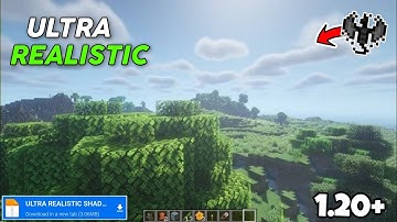 Ultra Realistic Shader For MCPE 1.20 / 1.20.15+ Render Dragon - [ 100% Working ]- No Clickbait