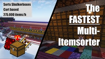 Fast Shulkerbox based Multi-Itemsorter V4 [1.21]
