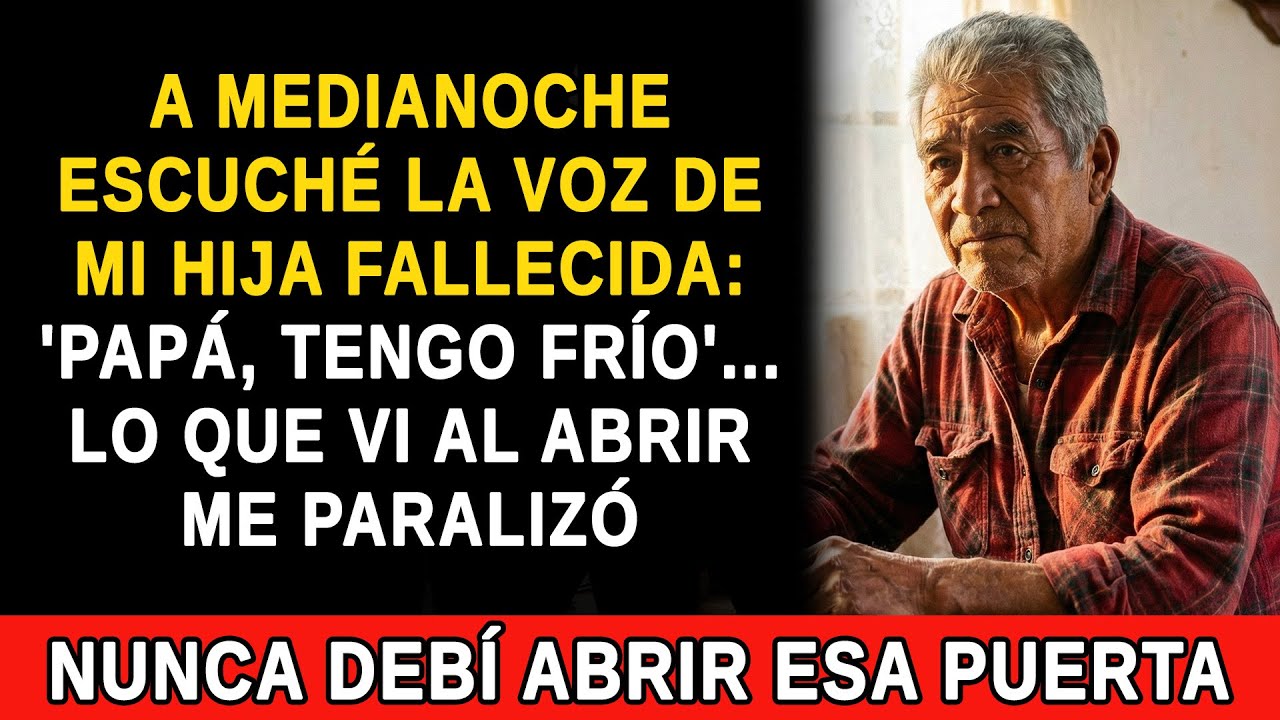 MI HIJA MURIÓ HACE 7 AÑOS. A MEDIANOCHE GOLPEÓ LA PUERTA: PAPÁ, ABRE... TENGO MUCHO FRÍO