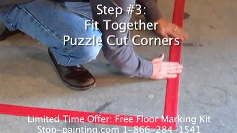 Electrical Panel Floor Marking Kits - 3 Step Easy Installation