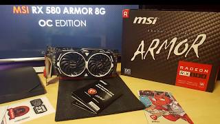Msi Armor Rx 580 8g Review Benchmark Youtube