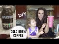DIY Easy cold brew coffee / pumpkin spice cold brew at home