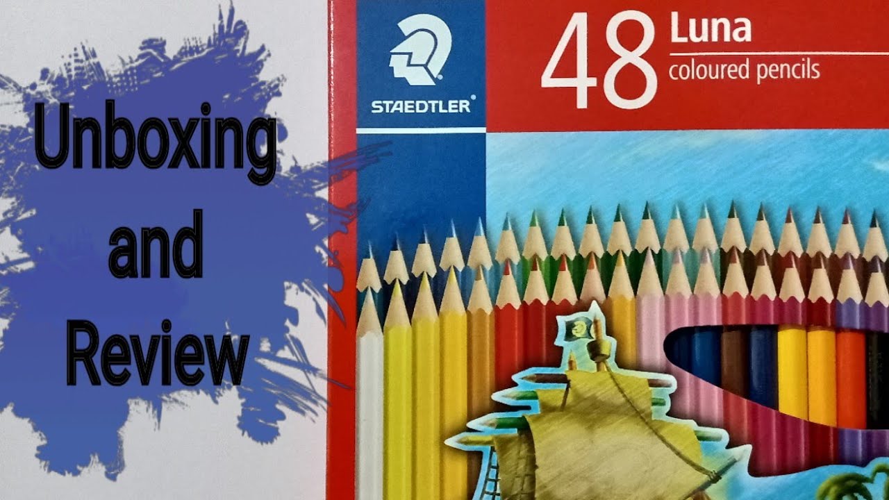  staedtler  Luna  Color  pencil  Unboxing and Review  YouTube