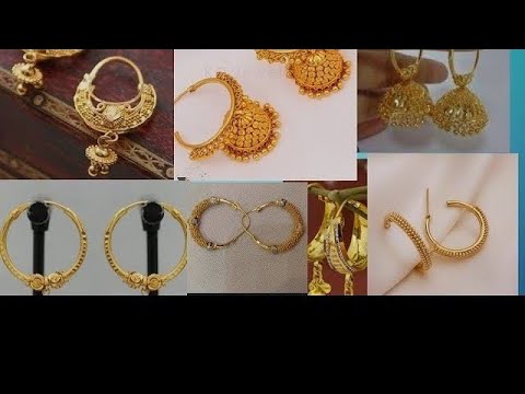 गोल-बाली-डिजाइन-ll-1gram-m-hoop-earrings-design-#gold-bali-design