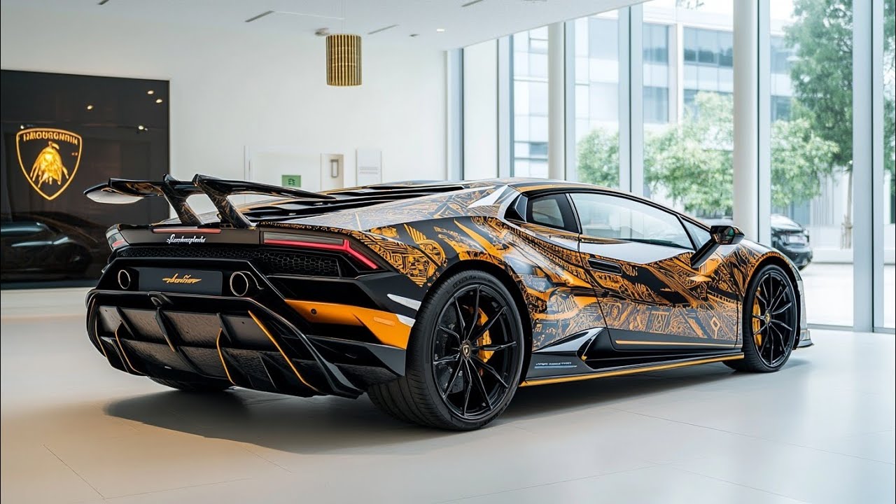 Lamborghini Huracán 2026 Black & Gold – The Most Unique Supercar