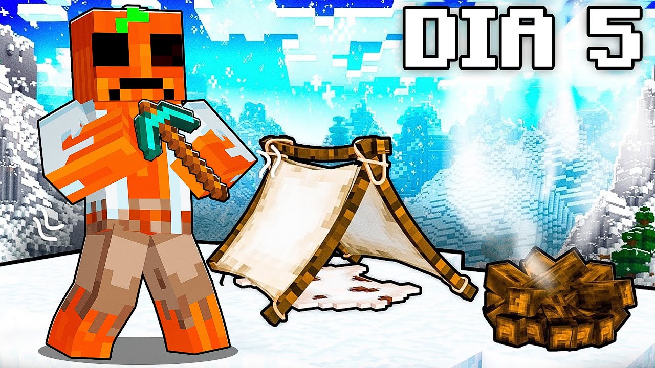 Sobreviví 7 Días en Una Montaña Nevada!