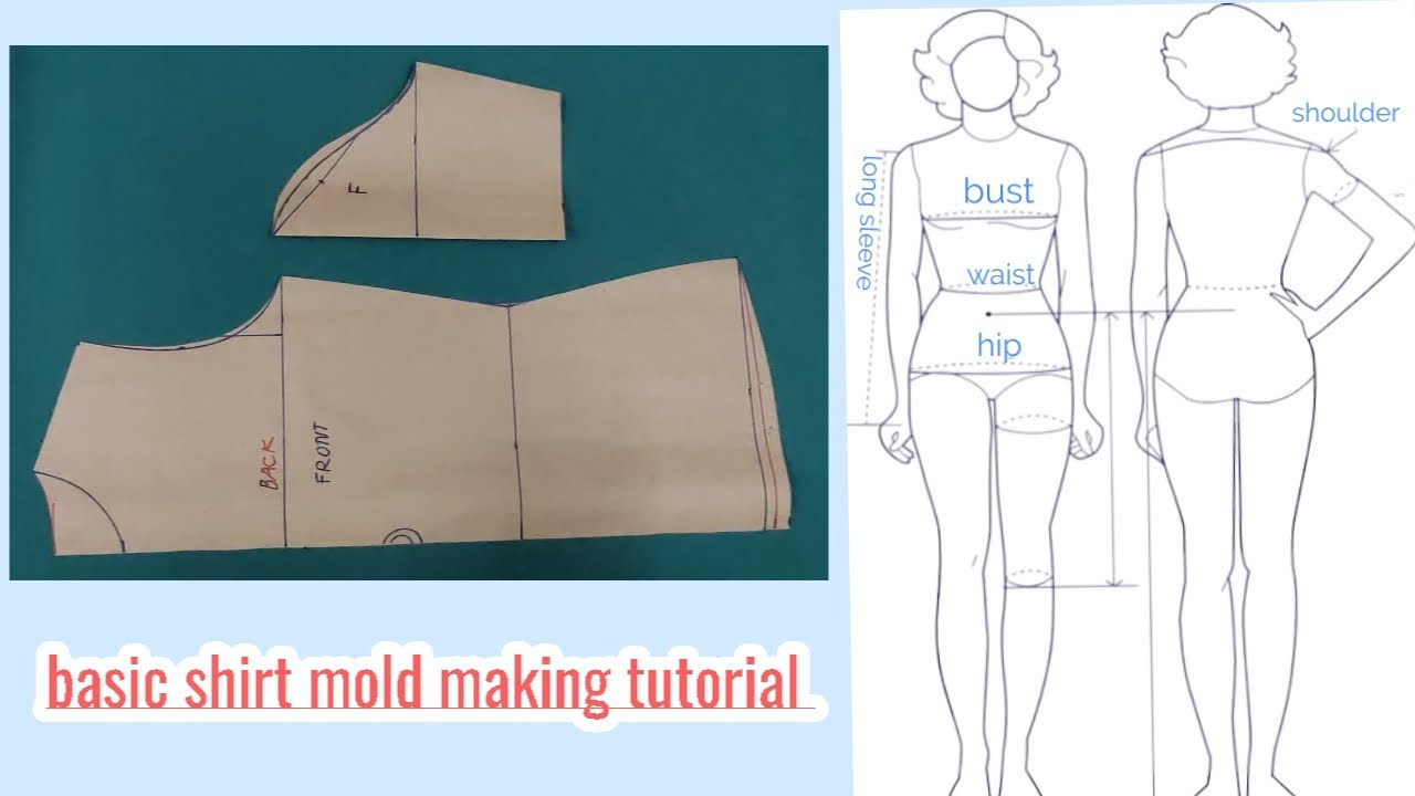 💥Очень просто | базовое руководство по изготовлению формы для рубашки для начинающих | Лена шитье