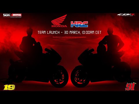 Team HRC 2021 World Superbike Launch