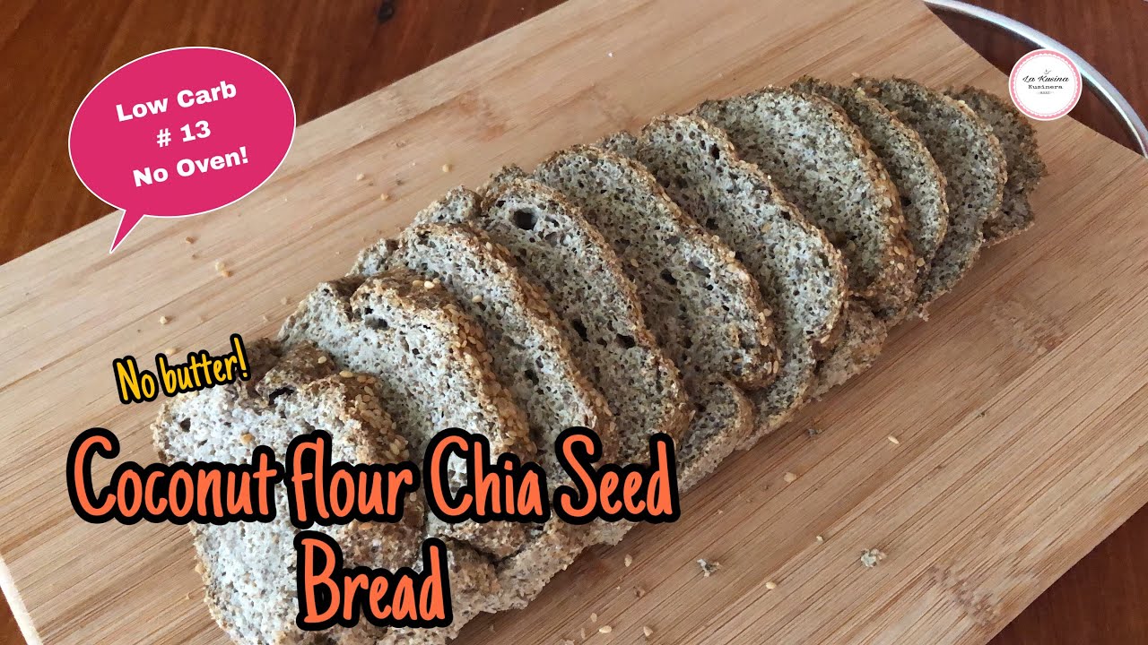 Low Carb Coconut Chia Seed Bread | Without Butter | Without Sweetener | La kusina Kusinera | Ep.  29