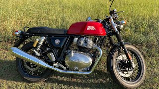 Royal Enfield Continental GT 650  150 mile ride home with a new bike