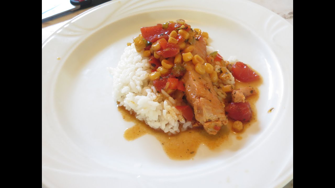 Fiesta Chicken Breast recipe - YouTube