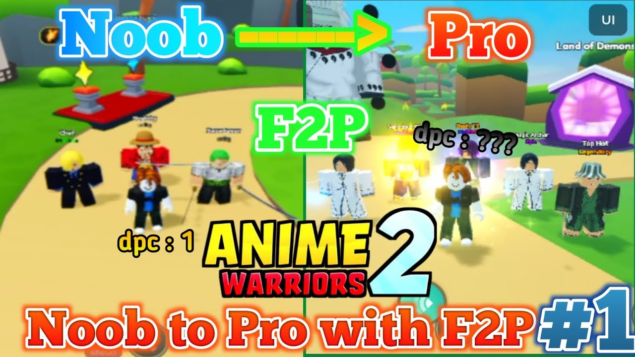 Noob to Pro but F2P on Anime Warrior Simulator 2 [UPDATE 5] #1 - YouTube