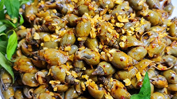 Ốc Cà Na Xào Bơ Tỏi, Siêu Ngon, Các Bạn Sẽ Nghiện Món Này Đấy