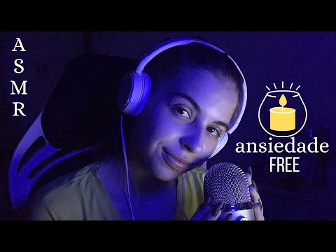 ASMR PARA ACALMAR SUA ANSIEDADE | Com Som de Chuva