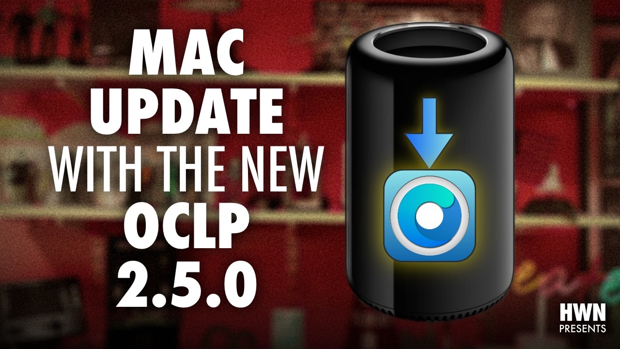 OCLP Latest Update on a Mac Pro 2013 - YouTube