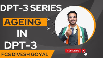 DPT-3 SERIES| AGEING IN DPT-3