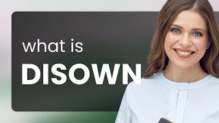 Disown | meaning of DISOWN