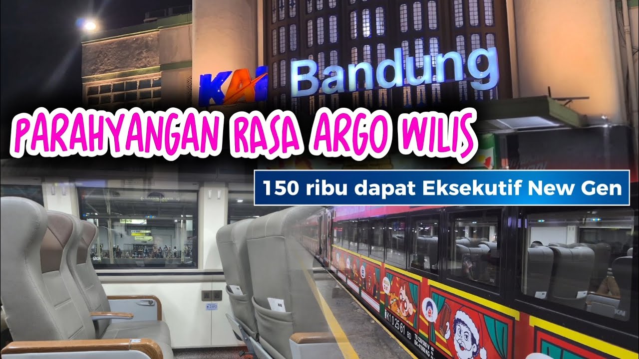 LEBIH HEMAT ONGKOS Dengan Tiket Parsial ‼️ KERETA PARAHYANGAN New Generation Semakin Ganteng