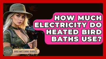 How Much Electricity Do Heated Bird Baths Use? - Bird Watching Diaries