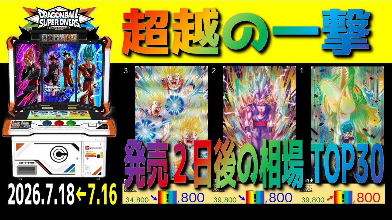 全編 (SDV11)【発売2日後 価格相場TOP30】超越の一撃【2026.7.18←7.16