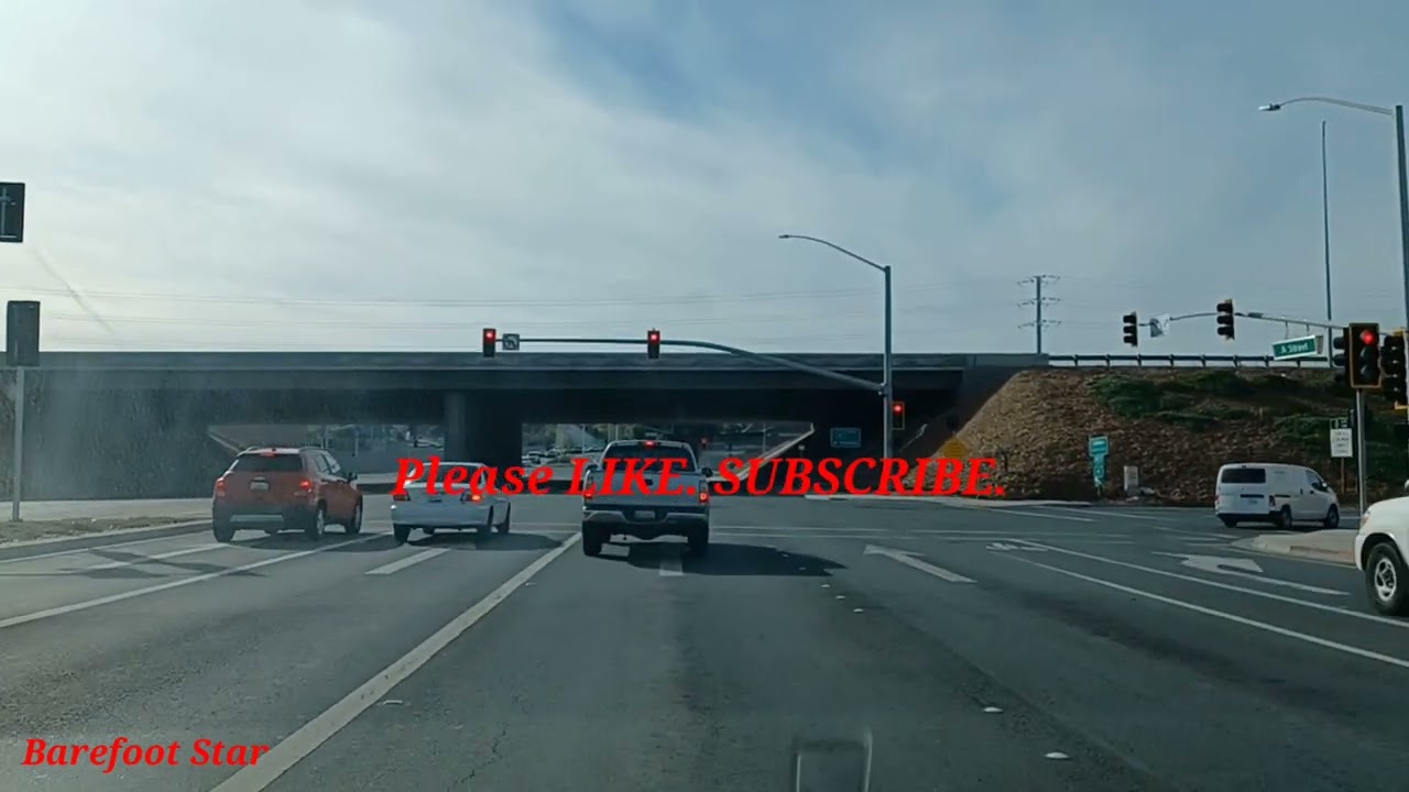 California Drive Tour Southbound Stretch of Lone Tree Way, Antioch, CA