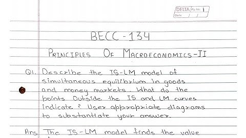 BECC 134 Solved Assignment 2021-22| BECC 134 Solved handwritten 2021-22| BECC 134 ENGLISH IGNOU