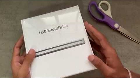 Apple USB Superdrive Unboxing