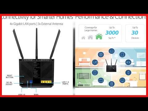 ASUS AC1750 WiFi Router (RT-AC65) - Dual Band Wireless Internet Router, Easy Setup