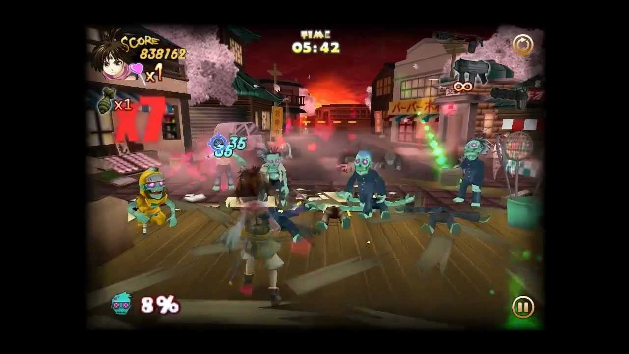 Zombie Panic in Wonderland Plus, Gameplay