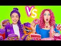 Rosa vs Morado: ¡Desafío Épico de Comida de Un Solo Color que No Te Puedes Perder! 123 GO! STREAM