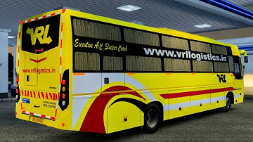 VRL Bus mod | Veera V7 AC Sleeper bus mod | Lynx modding ETS2