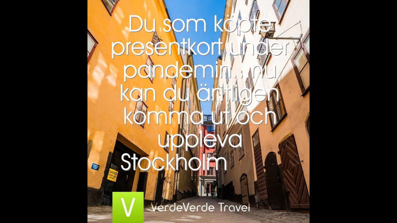 Du som köpte presentkort under pandemin...nu kan du äntligen komma ut