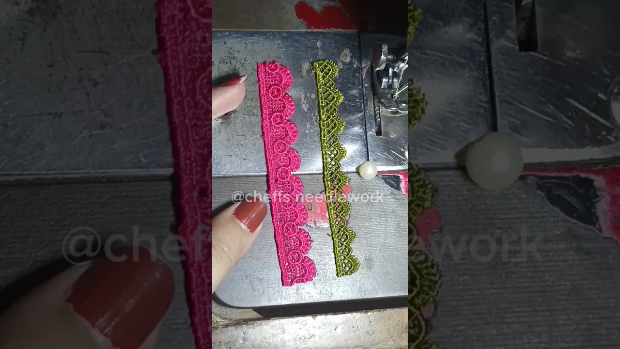 DIY  you need to know this beautiful lace flower|flower making2