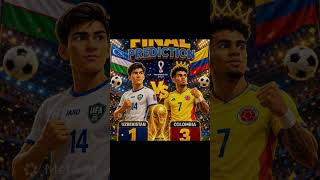 Uzbekistan 🇺🇿 vs Colombia 🇨🇴 | FIFA World Cup 2026 AI Prediction | Final Score Prediction