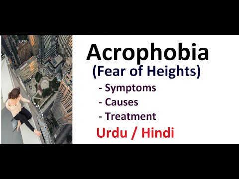 Acrophobia, Or Fear Of Heights - Symptoms, Causes, and Treatment. Urdu / Hindi