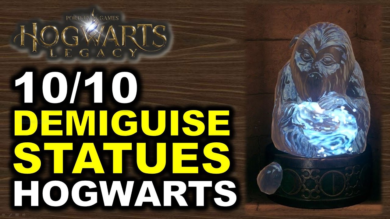 Hogwarts: All 10 Demiguise Statues Locations | Hogwarts Legacy - YouTube