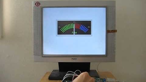 JP Serial VGA display module (640x480) meter function test for LCD Monitor