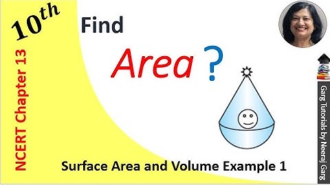 Class 10 Maths Chapter 13 Example 1 | Rasheed got a playing top as his birthday present