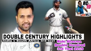 Rohit sharma incurable double century agin south africa test match
2019 gameplay