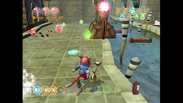 Blinx the Time Sweeper - Deja vu Canals, Stage 3 - Speedrun, noprep% - 1m 4.96s