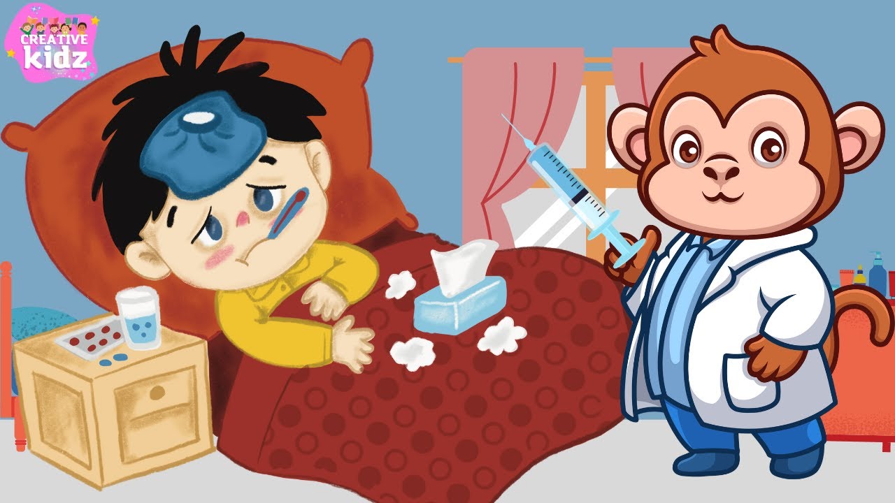 Sick Song For Kids | Creative Kids Nursery Rhymes and Kids Songs - YouTube