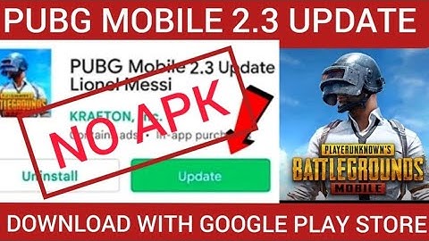 How to update pubg 2.3 version in india