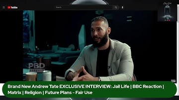 Andrew Tate NEW INTERVIEW: Jail Life | BBC Reaction | Matrix | Religion | Future Plans - Fair Use