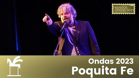 Raúl Cimas se "atreve" a contar un chiste en su discurso de agradecimiento por el Ondas a Poquita fe