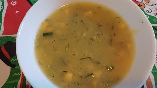 🌽Вкусна супичка от тиквички и сладка царевица