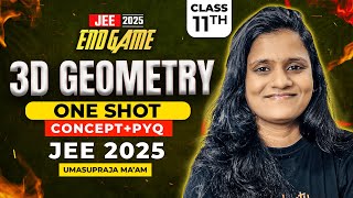 3D Geometry Class 11 in Telugu One Shot | Concepts & PYQs | EACPET JEE Maths | EAPCET JEE 2025