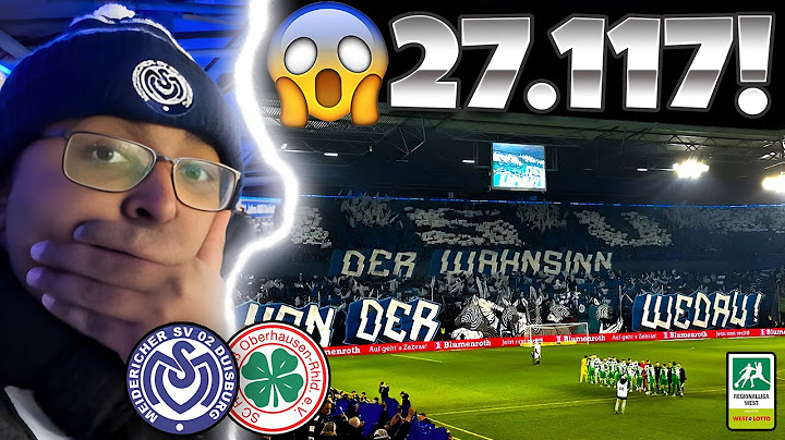REKORDKULISSE IN DER RL WEST 24/25! 🦓🤍💙 MSV Duisburg vs. Rot-Weiß Oberhausen 🔥✅ | STADIONVLOG 66